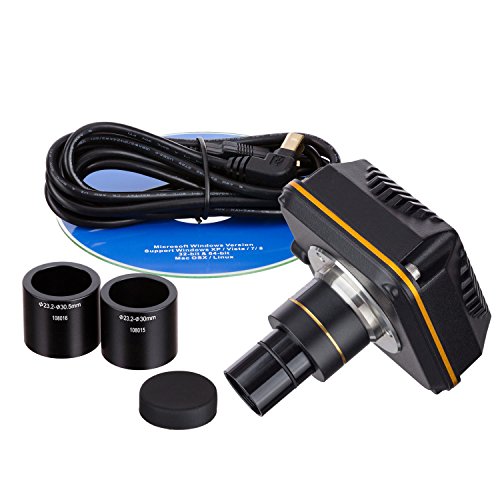Amscope MU503B 5MP со голема брзина на USB 3.0 дигитална камера