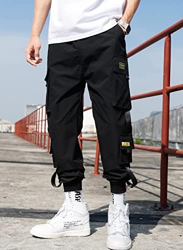 Улична облека хип хоп панталони карго панталони џогери случајни активни спортски џемпери за мажи двојки жени унисекс
