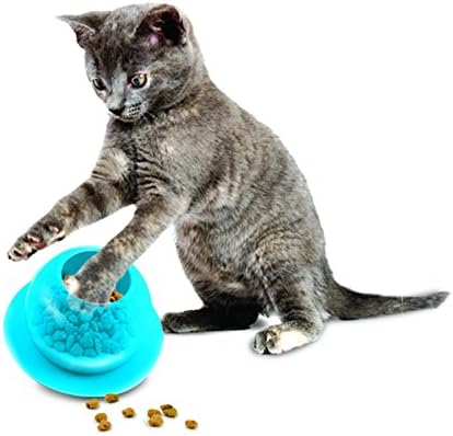 Petsafe Funkitty Fishbowl Tretion Toy, интерактивна диспензерот за храна, активност закуска за закуска за мачки од сите возрасти