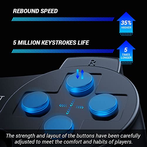EFFUN Безжичен Контролер ЗА PS3 &засилувач; Компјутер Контролер За Playstation 3 Контролер Безжичен ЗА PS3 Контролер безжичен Со DoubleShock,