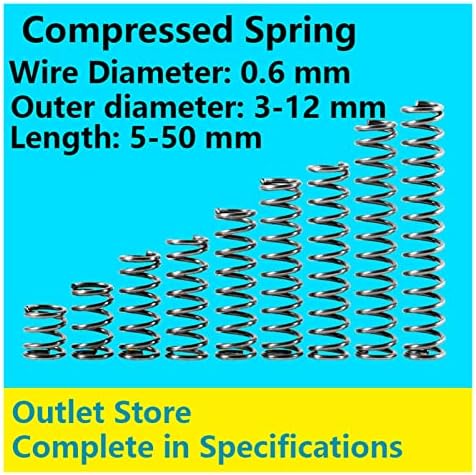Изворите на компресија се погодни за повеќето поправка I телескопски пролетен притисок на пролетната компресија на пролетната жица