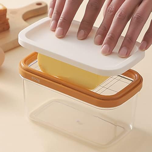 Кутија за сечење путер Chdhaltd, чувар на кујнски сирење пластично запечатување лесен за употреба чинија за секач за путер со капак за контејнер за складирање на Kitcehn