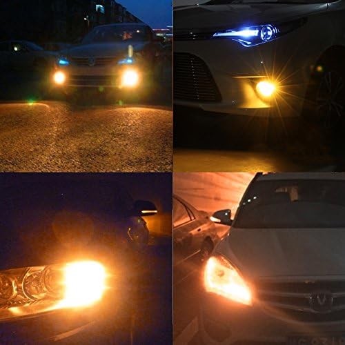 ТУИНСИН Килибар Жолта H7 LED Сијалица ЗА Магла DRL Светилка Замена 2835 21SMD 6500K Исклучително Светла LED Автомобил Возење Дневни Светла
