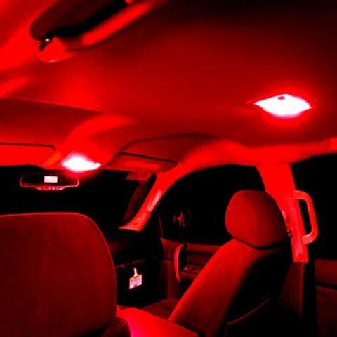 Ала Осветлување 2x Супер Светла W5W 168 194 2827 Црвени LED Светилки Регистарска Табличка Ознака Страничен Маркер Светилка Компатибилна