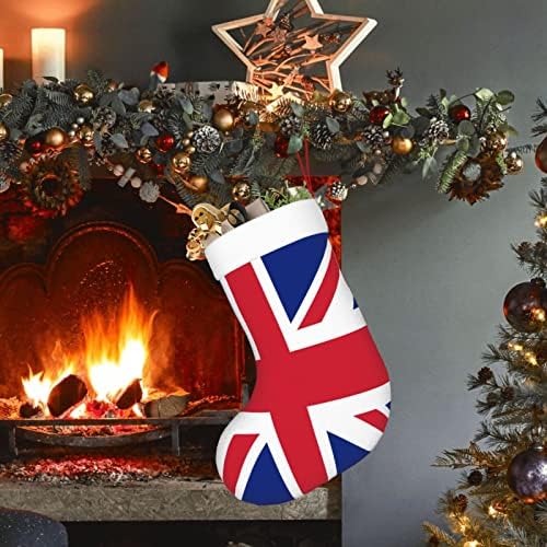 Божиќни чорапи на Аугенстер Велика Британија Обединетото Кралство Велика Британија со двострано камин што виси чорапи