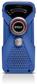 Етон рачно турбина AM/FM временски радио и LED фенерче - сина
