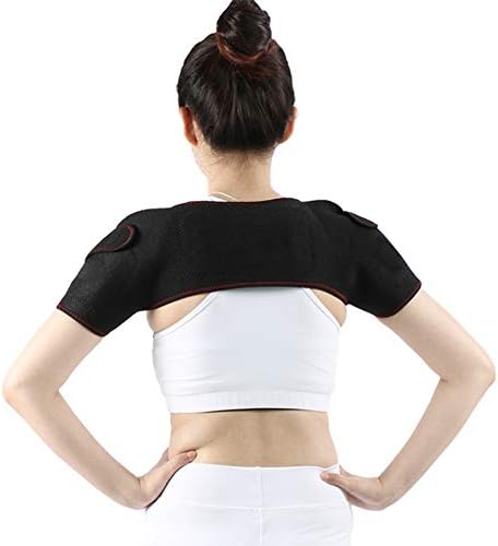 Syksol Guangming - Подлога за греење за олеснување на болката во рамото, 3 температурни поставки, за рамо на вратот, влошки