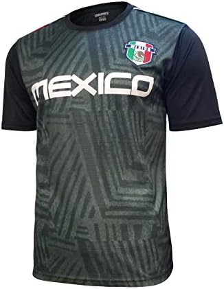 Икона Спорт Мексико Фудбалски перформанси Краток ракав вграден дрес