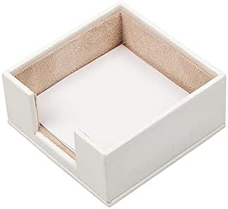 Moog White Leather Desk Set - Подлога за биро - држач за хартија - држач за пена - кожен прицврстувач -desk додатоци -деск Организатор