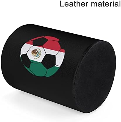 Мексико Фудбал ПУ кожен држач за моливче за тркалезно пенкало контејнер шминка за складирање кутија за кутија за биро