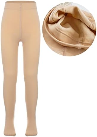 TTAO девојки балетски фустани за нозе танцуваат панталони тесни хеланки Термички долна облека панталони затегнати јога пантолони типови Б голи