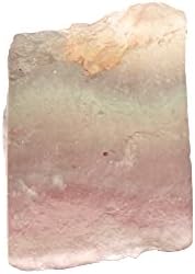 Примерок од минерален камен GemHub, дво-боја флуорит, сертифициран груб скапоцен камен 62,65 карат Чакрас заздравувачки кристален скапоцен камен…