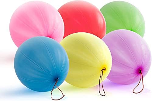 Шачи 10 Големи Балони Со Удари Со Еластични Мулти Обоени Плен Торба Партија Полнила Играчки