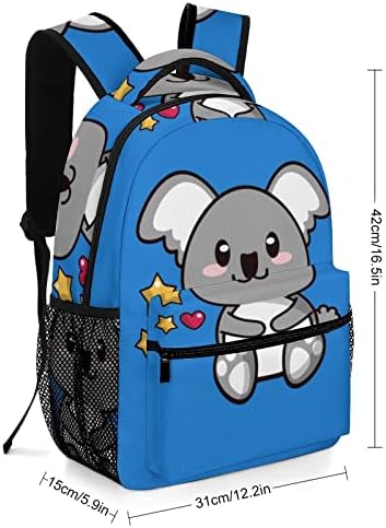 Симпатична ранец со голем капацитет на Клола Смешно печатено графичко 16in за патување во училиште