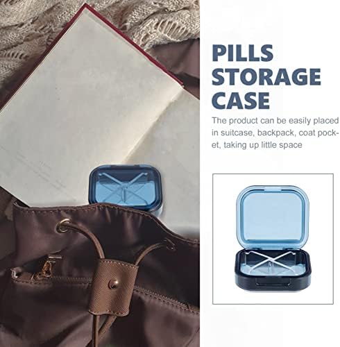 Fomiyes преносни апчиња за кутии за таблети со таблети за садови за садови носејќи кутија мали апчиња кутија кутија за џеб пилули