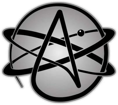 GT графички атеистички знак - водоотпорна декларација на налепница винил