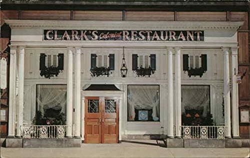 Колонијален Ресторан кларкс Кливленд, Охајо О Оригинална Гроздобер Разгледница