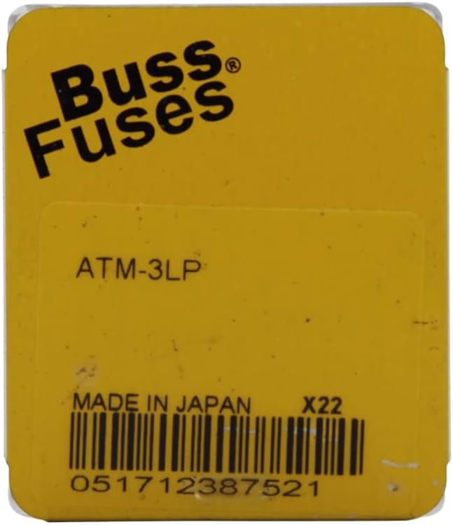 Bussmann ATM -3LP со низок профил АТМАТИВАЛЕН АТМОТИВНА БЕЗБЕДНОСТ - 3 засилувач, 5 пакет