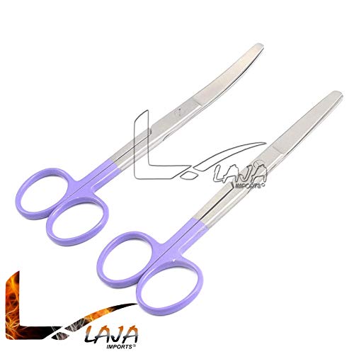 Лаја увезува 2 парчиња кои работат со ножици со тапи/тапи директно и криви 5,5 рачка во боја