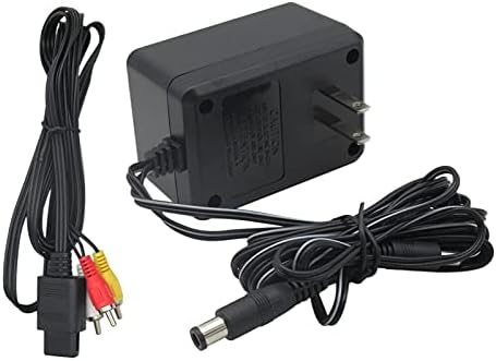 Кабел за напојување на адаптер за наизменична струја W/AV кабел за системи за супер Nintendo SNES