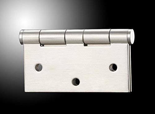 [3,5 x 3,5 in- квадратни агол- 3 парчиња] Hexy-304 не'рѓосувачки челик Тешка врата врата шарка комерцијална оценка