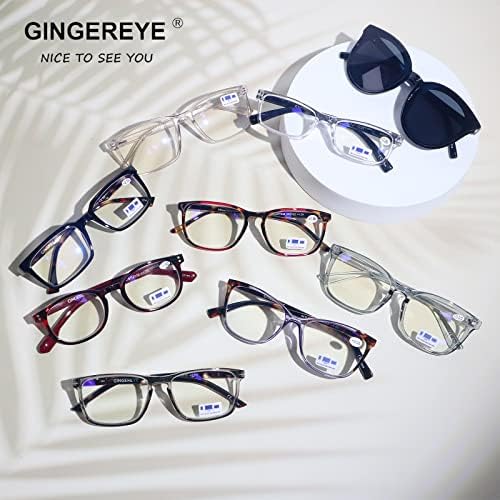 Gингереј мистерија за очила за очила Унисекс очила/очила за сонце 12 парчиња измешани модни очила за очила за мажи жени подароци изненадување кутија