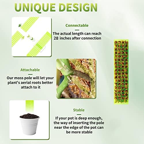 Пластичен флуоресцентен зелен мов од пластични флуоресцентни зелени мов за растенија, растителни столбови од 6 × 15 'за растенија