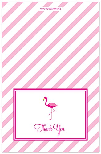 50 топло розово фламинго благодарам картички