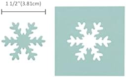 Bira Craft 1,5 инчен снегулка удар, Божиќен удар, рачка акција занаетчиски удар за занаетчиство за изработка на хартија