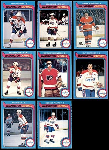 1979-80 О-пи-чин во Вашингтон Капитал во близина на екипата се постави во хокеј на хокеј на Хакеј на Вашингтон, Екс/МТ+ Хокеј на капитали