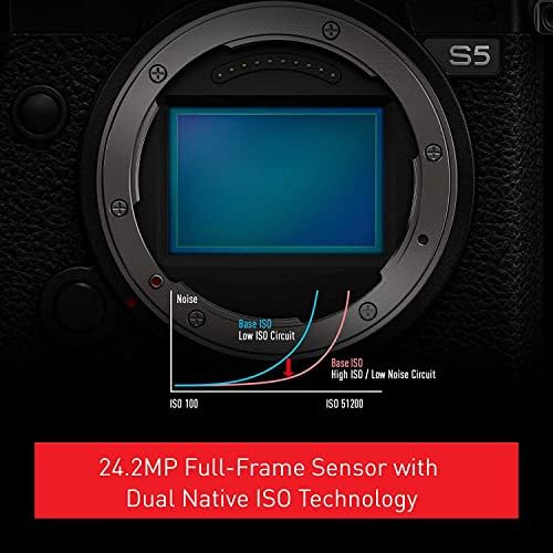 Panasonic Lumix S5 Целосна Рамка Огледало Камера И Lumix S Серија 70-300mm Објектив