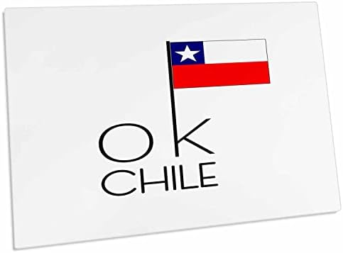 3drose Декоративен текст ОК Чиле и слика на Националната. - Мачиња за подлога за биро