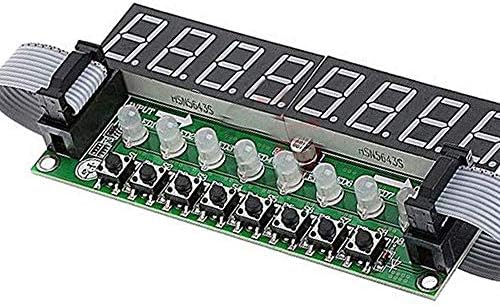 WSDMAVIS 1 PCS TM1638 LED модул 8 битен дигитален LED цевка дисплеј 8 цифрен 8 прекинувач за копче за притискање за Arduino