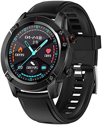 Екран во боја 1,3 инчен допир за контрола на допир паметен часовник Bluetooth отчукувања на срцето, крвен притисок, вежби за вежби за мониторинг