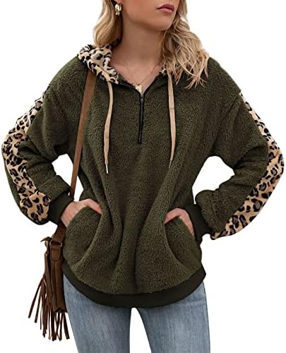 Женски секси џемпери со долги ракави пуловер леопард печати кадифен џемпер јакна пуловер џемпер јакна пролет