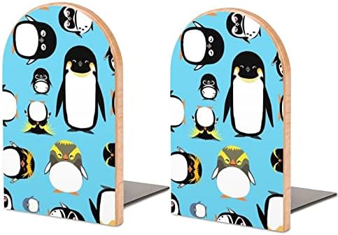 Пингвини Дрво Книги Тешки Носители На Книги За Полици Декоративна Книга Завршува