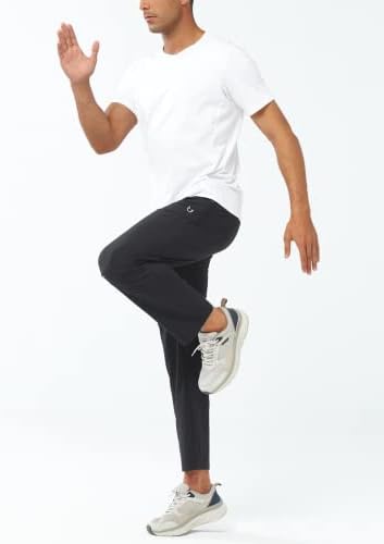 Нортјард Машки Атлетски Трчање Џогери Тренингот Салата Панталони Лесни Џогирање Панталони Отворен Полите Суичери Црна XL