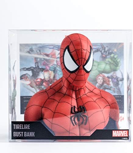 Полу дистрибуција BBSM001 Marvel Други Spiderman Spider-Man Piggy Bank 19cm, мулти-обоена