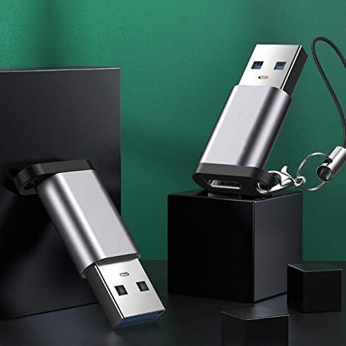 Yfqhdd USB C адаптер USB 3.0 2.0 машки до USB 3,1 C женски адаптер за женски Ц, погоден за слушалки за лаптоп USB адаптер
