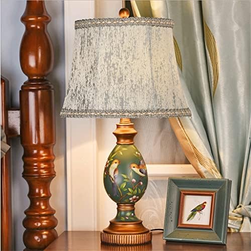Табела за ламба европска ретро обоена смола уметност табела ламби Американски класичен рурален допир прекинувач за ткаенини уметнички