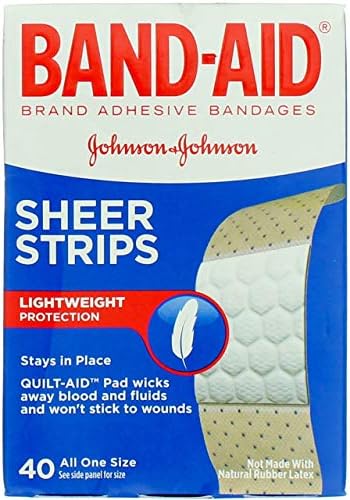 Band-Aid Tru-престој на чиста лепила за завои, се-една големина 40 секоја од нив