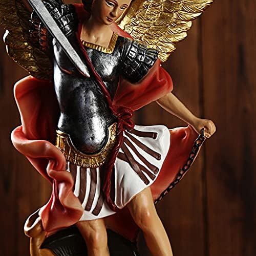 Wakauto Home Decor Decor Home Decor Decor Decor Relegrine Figurine Statue со крилја Католичка христијанска скулптура за црковен