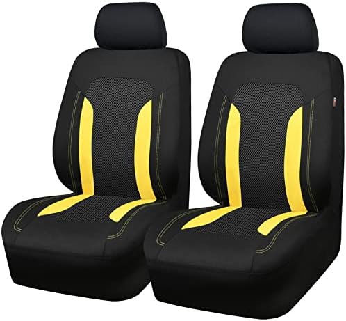 CAR PASS 3D AIR MESH- STISHED SPORTY CAR SEATER SEATER OVERS FRONTED SEATIS, AIR CALLAG COMPATIBLE, UNIVERSAL FIT AUTROMOTIVE SUV Truck Women 2PCS