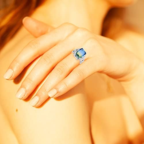 2023 Нов прилагодлив прстен со отворен ангажман круг Циркони жени свадбени прстени накит прстени за жени моден накит за тинејџери