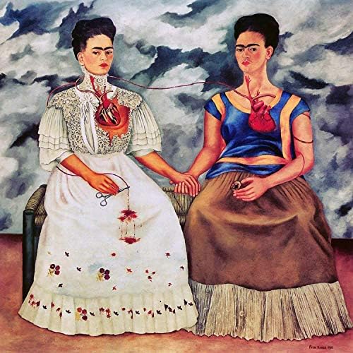Фрида Кало- Двете фриди - платно или печатена wallидна уметност