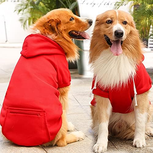 Топла облека миленичиња есен и зимско руно џеб џеб, цврста боја на врвови мачки дуксери, патент црвен топол животински џемпер за мачки
