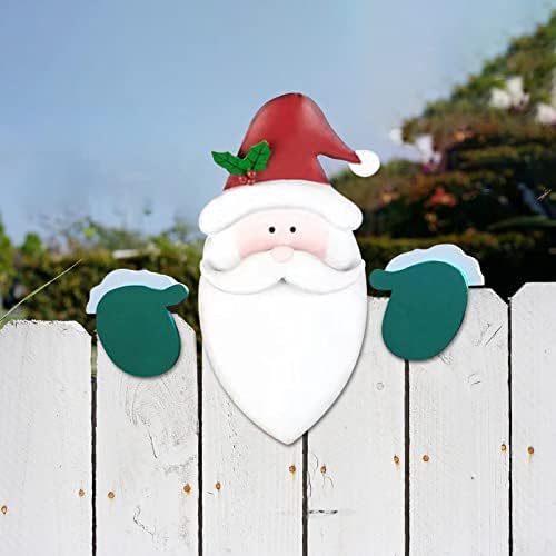 DI66C6 Божиќ Ел К глава Дедо Мраз Декард во дворот на дворот на дворот