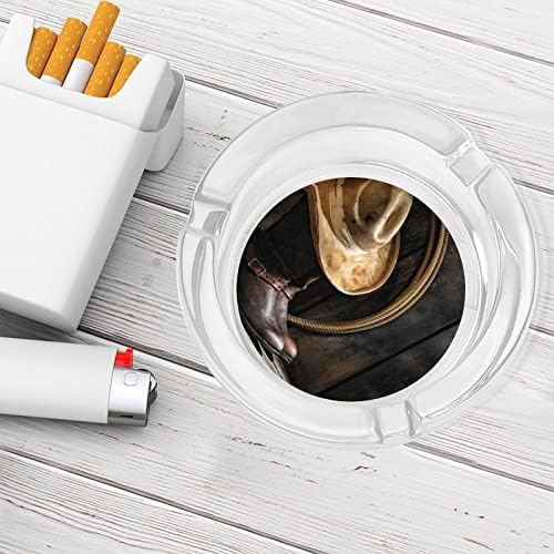 Каубојски цигари стакло од пепелници околу држачот за пушење на пепел за дома хотелска маса Топ декорација