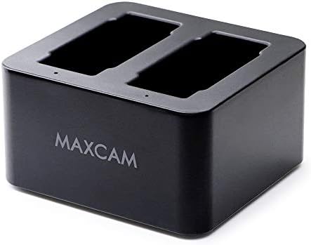 MAXCAM Двојна Батерија Полнач Со ТИП-C USB Кабел За GoPro HERO11/ХЕРОЈ10/ХЕРОЈ9 Црна Battуро Батерија