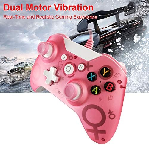 Wired Controller за Xbox One, USB Wired GamePad контролер за Xbox One S/Xbox One X/Xbox One Elite/PC Pink